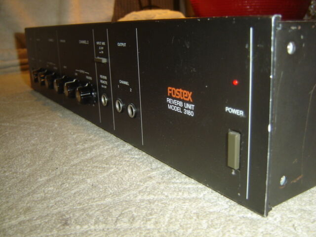 Fostex 3180, Tabletop Version, Reverb Unit, 2 Channel Spring