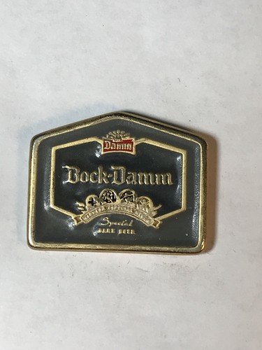 PIN GOLD AND GREY BOCK-DAMM SPECIAL BARE BEER