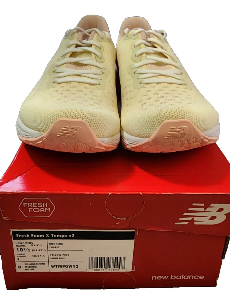 Zapatos para correr New Balance® para mujer 10,5 Fresh Foam X Tempo v2 en amanecer brillante/rosa Foto 3 de 4