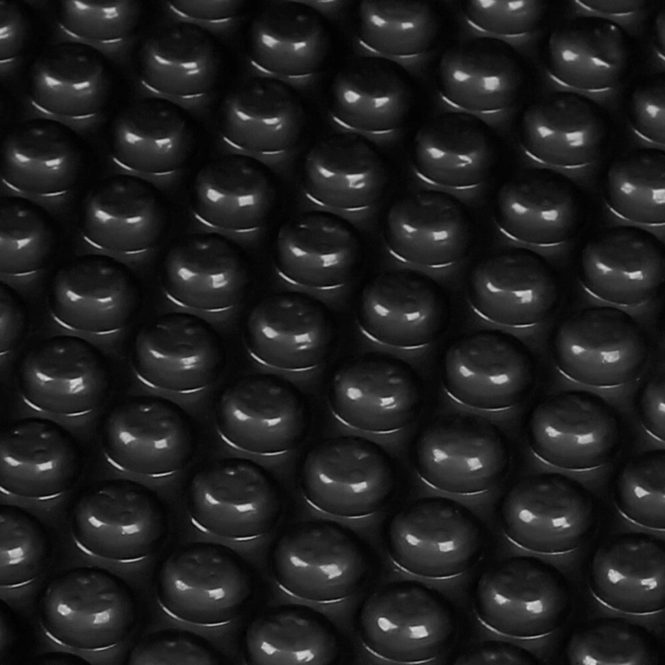 Bâche à bulles 5x8m Noire Couverture de piscine solaire Chauffage de bassin - Photo 4/4