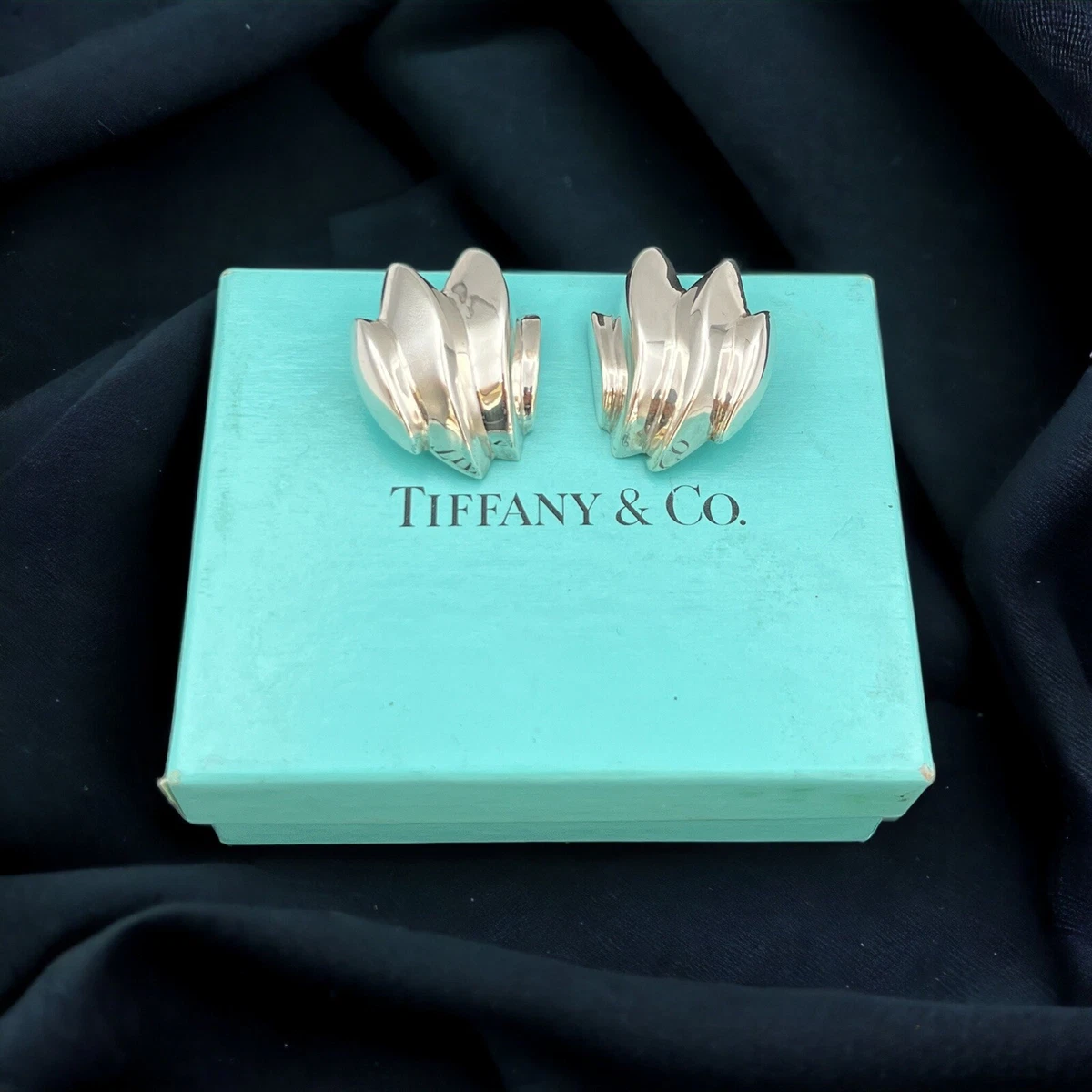 Tiffany and Co Vintage Earrings Clip on Earrings Rare