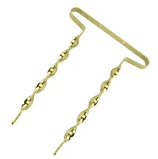 F&R Lowrider Gold Flat Twisted Bumper 24"/26" Bikes Trikes Choppers Cruisers.