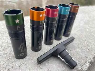 BILLMAN ARSENAL Beretta Benelli extended MOBIL none ported Black&Color choke 5-set 12 Ga Billman