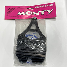 NOS Vintage Monty Trial Bike Bash Guard Chain Protector Under Plate BMX Black