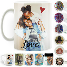 Personalised Mug & Belgian Hot Chocolate Stirrer, Design Your Own Photo/Collage