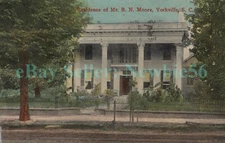 Yorkville South Carolina SC - B.N. MOORE MANSION - Postcard