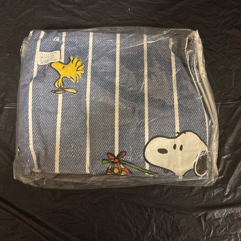 VTG Snoopy Woodstock Double Fitted Sheet Great Condition