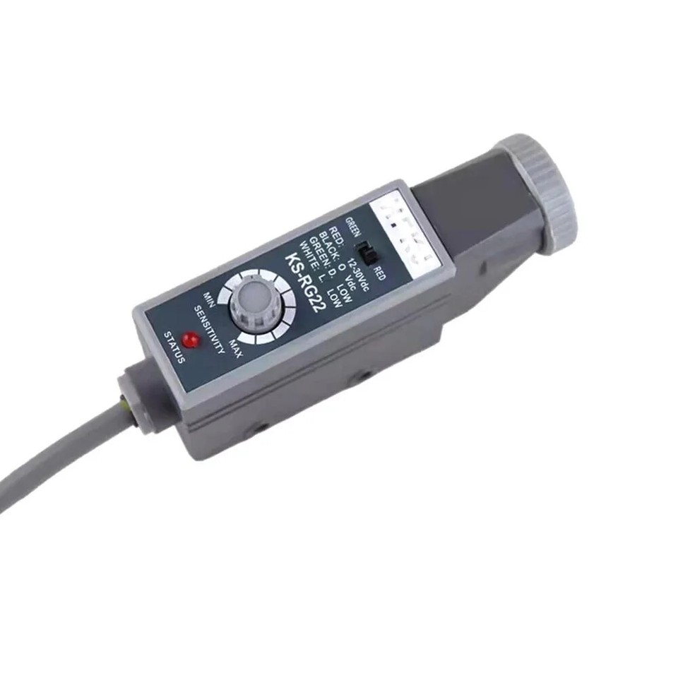 Color Code Sensor KS-RG22 KS-GW22 10-30V Mark Detection Photoelectric ...