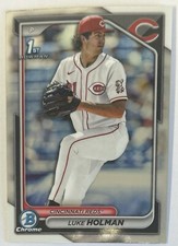2024 Bowman Draft Luke Holman BDC-100 Cincinnati Reds Chrome