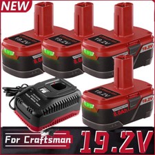 1-4Pack 8.0Ah for Craftsman 19.2V Lithium XCP Battery C3 DieHard 11375 / Charger