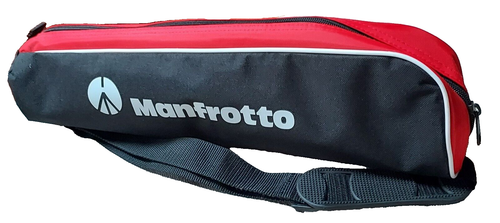 MANFROTTO Padded Tripod Bag ,Shoulder strap, Zipper , Black ,Red on top - Picture 2 of 9