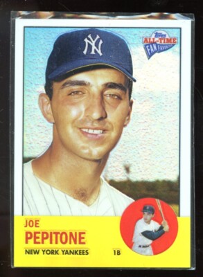 2003 TOPPS ALLTIME FAN FAVORITE #216/299 JOE PEPITONE MINT A0277