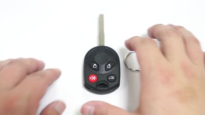 Unifizz Pack of 1 Black 4 Buttons MPV Keyless Entry Remote Key Fob for Ford Transit 2015-2020 Cargo