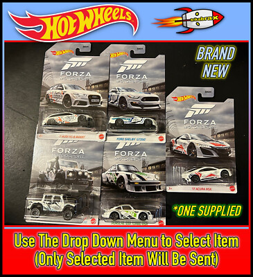 Mattel Hot Wheels Forza Motorsport Serie Die-Cast Spielzeugautos (Artikel auswählen) Neu