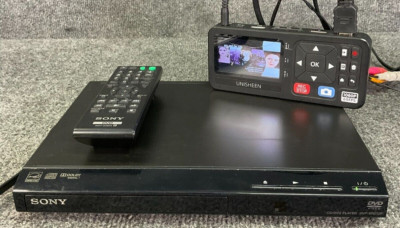 Sony DVP-SR210P DVD Player Progressive Scan Remote Control Cable Tested