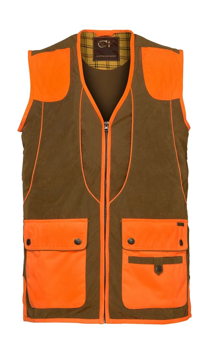 Gilet de chasse Club Interchasse Cevrus Orange eBay