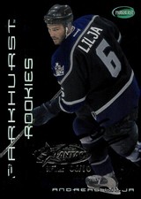 Andreas Lilja - Signed 2001-02 Parkhurst All-Star Fantasy /10 Rookie Card #268