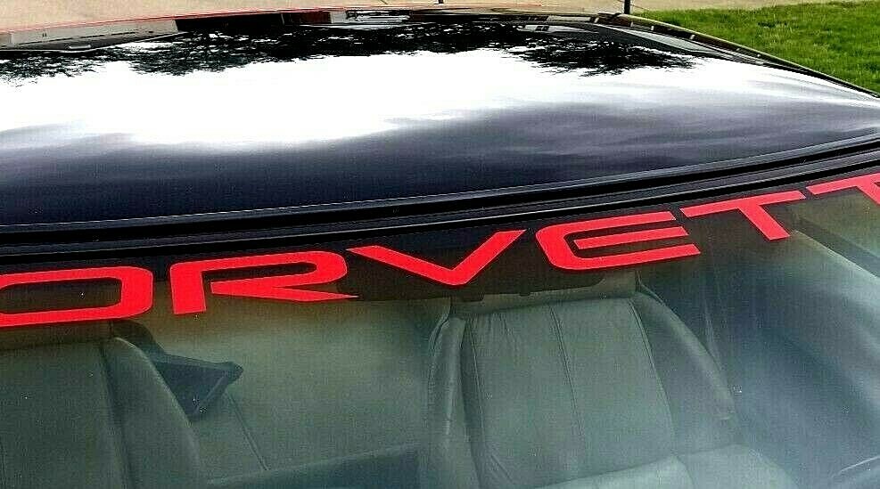 Corvette Windshield Decal Windshield Vinyl Decal Install Hinge Method
