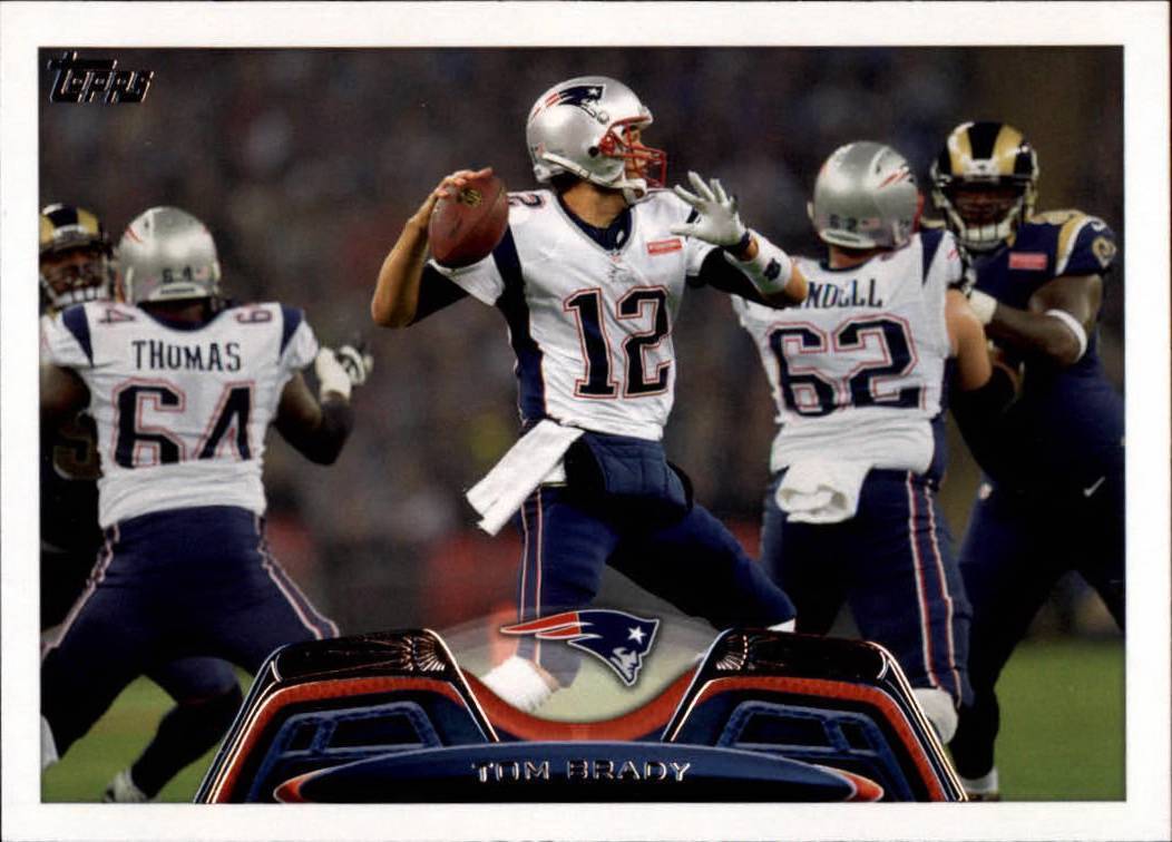 2013 Topps #100A Tom Brady /(horizontal photo) Patriots