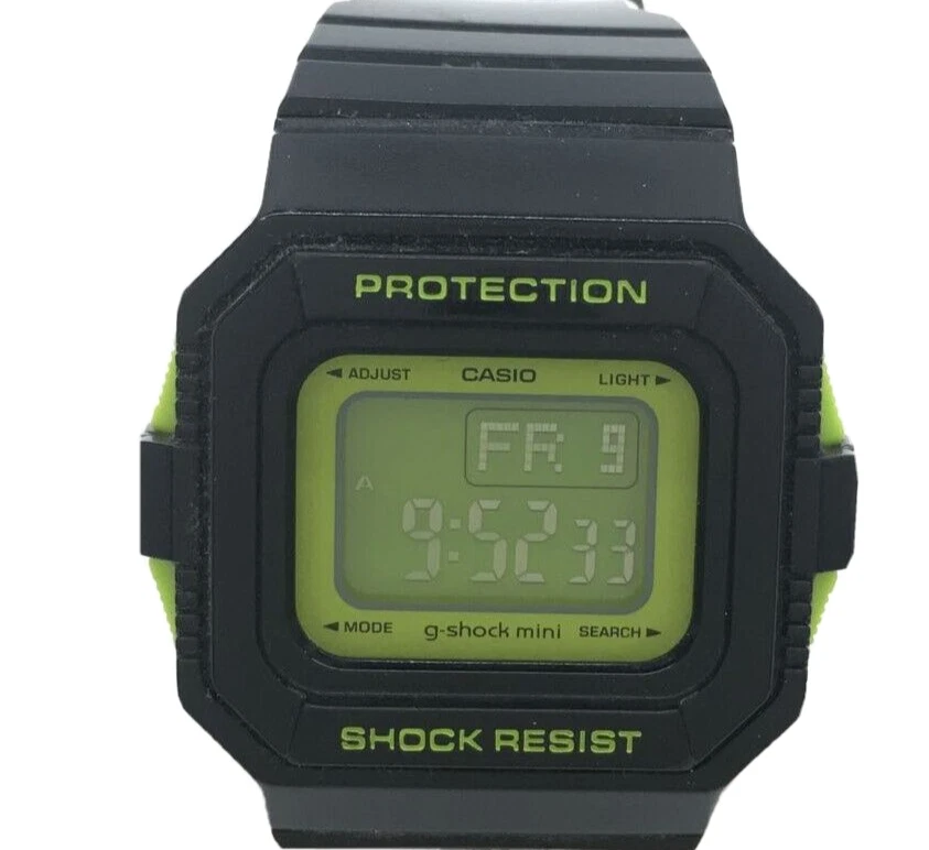 Casio G-Shock Mini GMN-550 Green Black Preowned