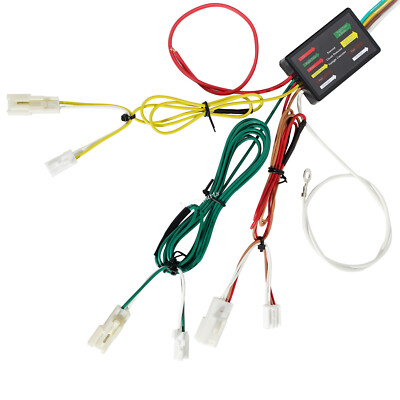 MECMO 4 Way Flat Trailer Wiring Harness for 2011-2014 Toyota Sienna & 2011-2020 Sienna SE, T-Connector w/Powered Taillight Converter, Plug-in Simple