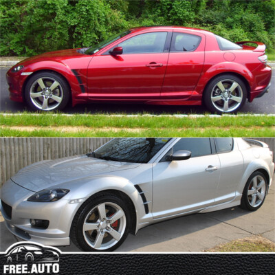 For 04-10 Mazda Rx8 Rx-8 Front Mud Flap Splash Guard OE Style PU