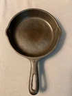 Vtg 3 Unmarked Wagner Ware Seasoned Cast Iron Skillet Fry Sauce Pan 6 1/2"