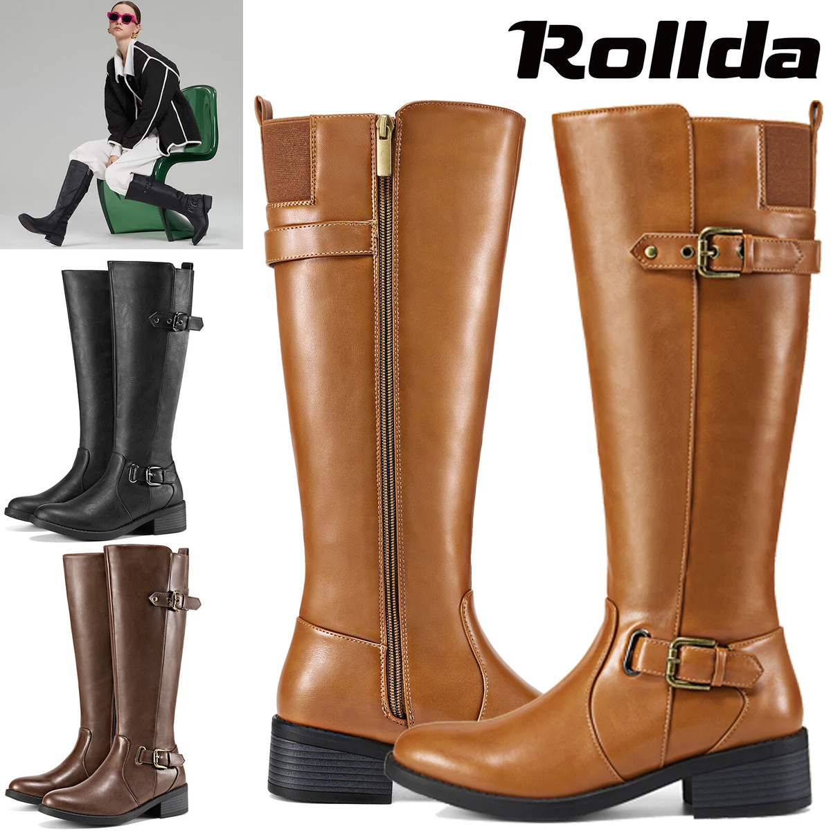 Womens wide calf duck boots sale