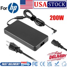 For HP ZBook 17 G3 G4 OMEN TPN-DA10 19.5V 10.3A 200W Power Cable Charger Adapter