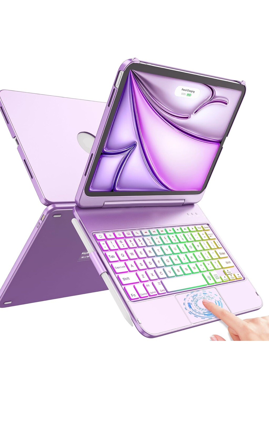 Sleek and Responsive Keyboard for iPad Air – Enhance Your Productivity On-the-Go-image