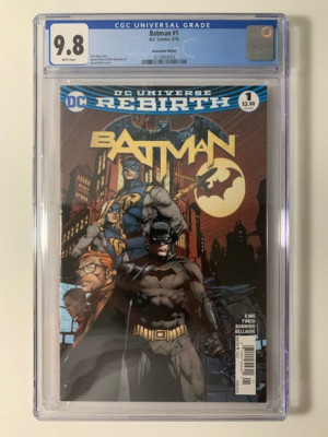 Batman Rebirth 2016 #1 NM+ CGC 9.8 Newsstand! Super Rare! | eBay