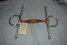 Full Cheek Copper Bit with Simple Twist & French Link 4 3/4"
