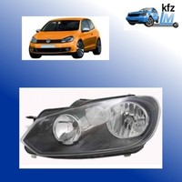 Scheinwerfer Links Passend FüR VW Golf 6 Baujahr 08-12 +Vw Golf Cabrio 11-15