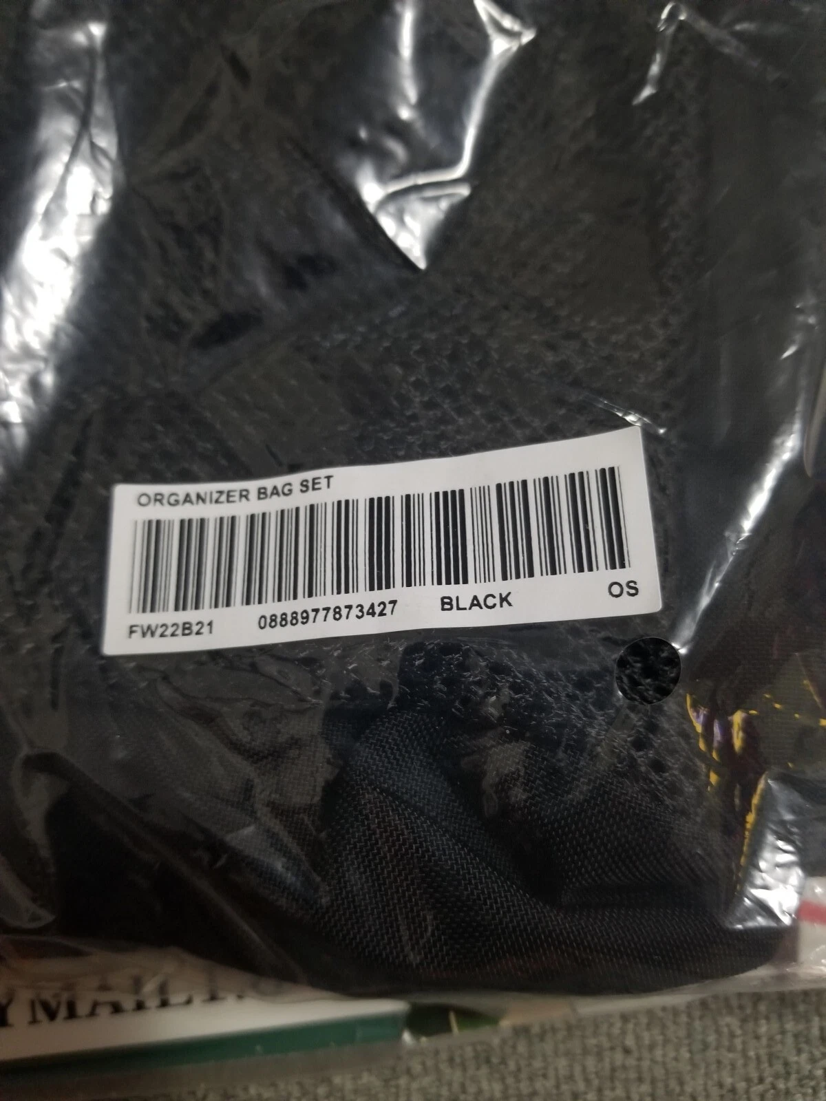 Ensemble sac pochette organisateur Supreme noir FW22 Supreme New York 2022 neuf 