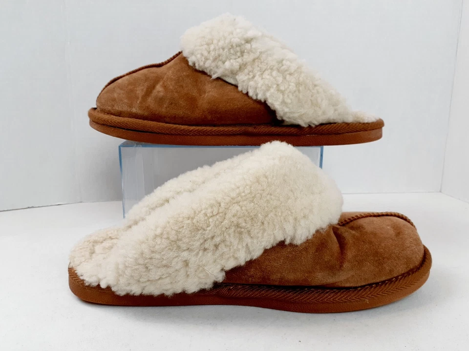 Женские тапочки из овчины Sonoma Life and Style размер XL шерпа с подкладкой 1122 - Изображение 2 из 4