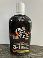 Dead Down Wind Black Premium Odor Elimination 16 oz 3-in-1 Body Wash