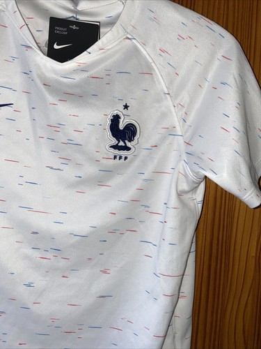 France National Team 2018 Away Football Shirt Size 7-8 Nike Euros Rare Brand New - Picture 6 of 9