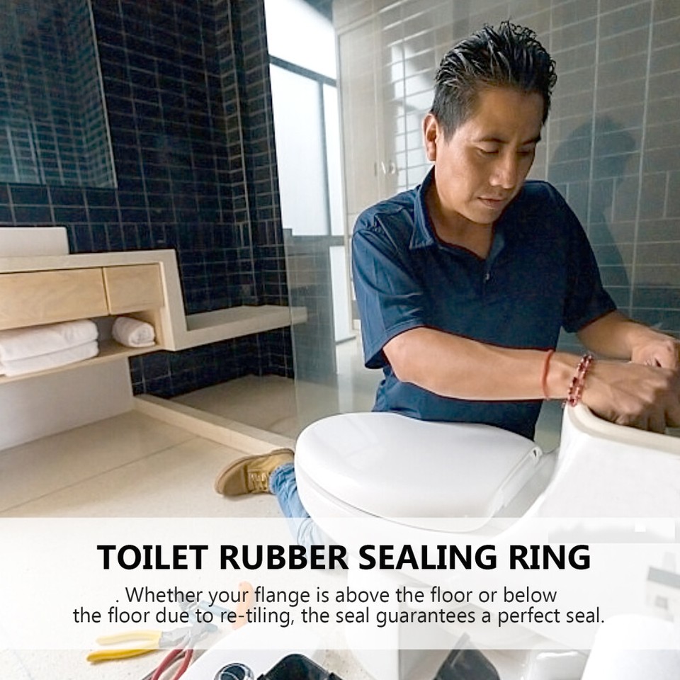 Wax Free Toilet Seal Toilet Rings Closet Flange Spacer Toilet Wax Seal