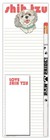 Shih Tzu Notepad & Pencil Gift Set Puppy Cut