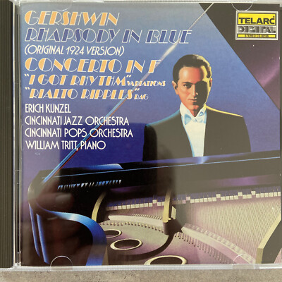 GERSHWIN: Rhapsody in Blue u. a. - Tritt / Kunzel (AU Telarc CD-80166 / neu)