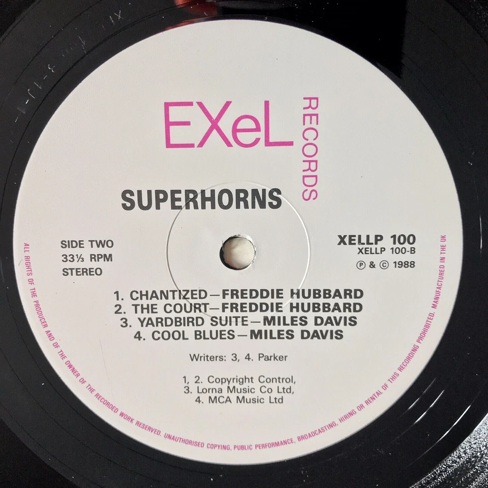 Superhorns Jazz LP Miles Davis, Donald Byrd, Freddie Hubbard Compilation - Image 4 of 4