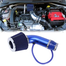 Blue 3" Cold Air Intake Filter Induction Pipe Kit For Fiat 500 Abarth 124 Spider