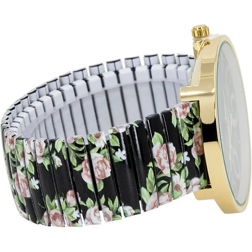 Blekon Damen-Armbanduhr XL 41mm Floral, Stretchband - Bild 8 von 39