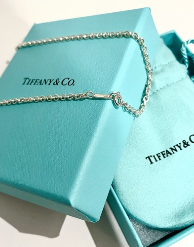 NUOVA collana catena grande 16" Tiffany & Co. argento sterling - Foto 3 di 3