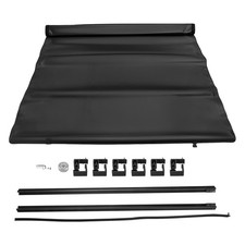 6ft Black Vinyl Tonneau Cover For Chevy S10gmc Sonoma 1982-1993 Roll-up