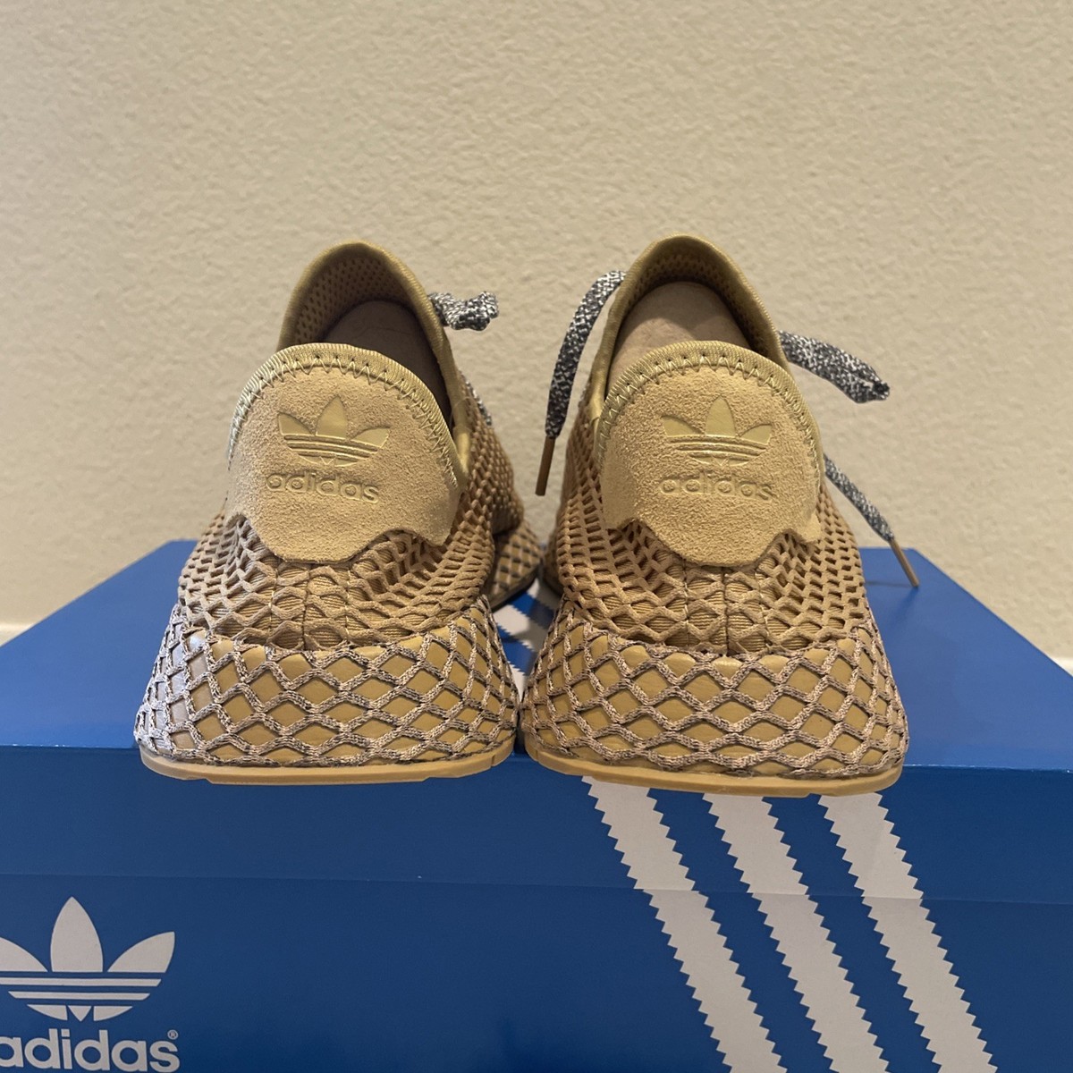 Adidas Deerupt Runner Sneakers Raw Sand Beige BD7885 Lightweight 