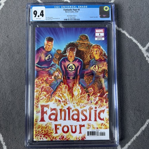 Fantastic Four #1 2018 CGC Alex Ross Variant Cover 1:50 Variant Uncirculated