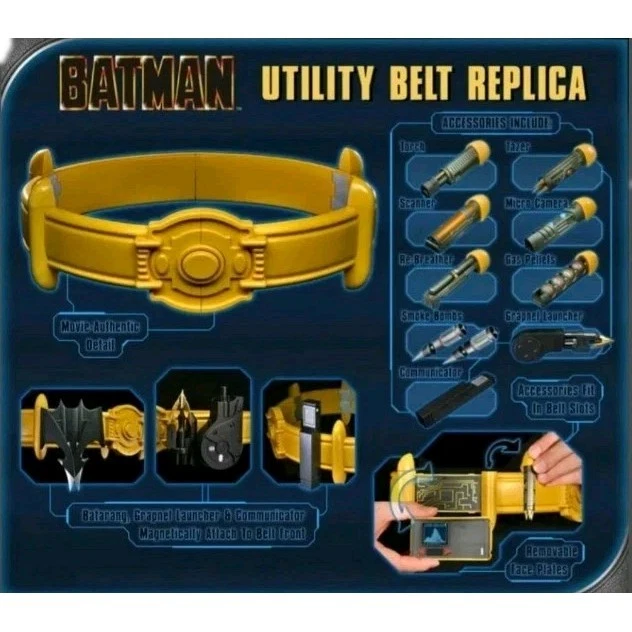 Cinturón utilitario réplica utilería Neca Batman nuevo sellado Foto 2 de 4