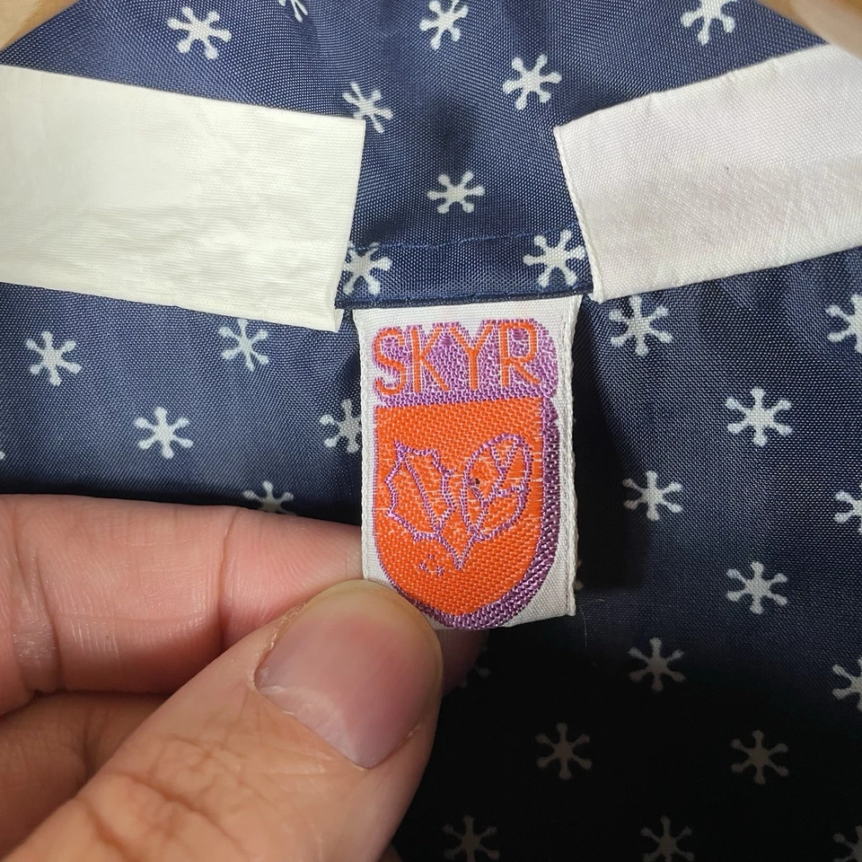 Camisa Skyr De Colección Abotonada Manga Larga Para Hombre Mediana Floral Hippy Años 70 Discoteca Foto 3 de 4