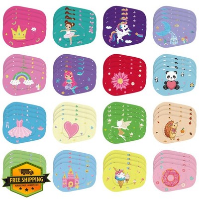 Timgle 80pc Kids Eye Patches 16 Styles Toddler Girls